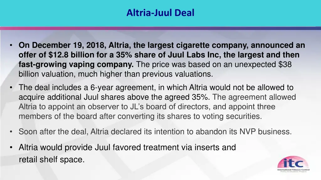 altria juul deal