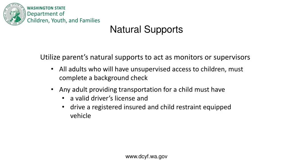 natural supports