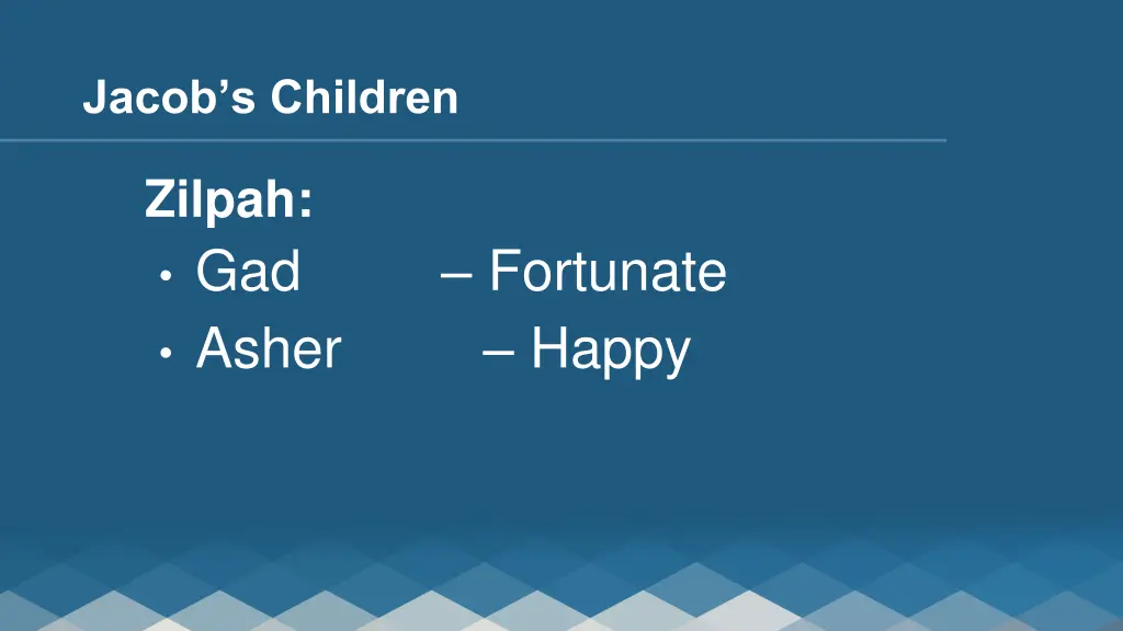 jacob s children 2