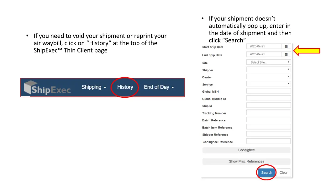 if your shipment doesn t automatically