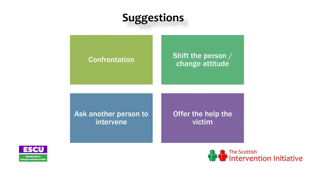 suggestions 1