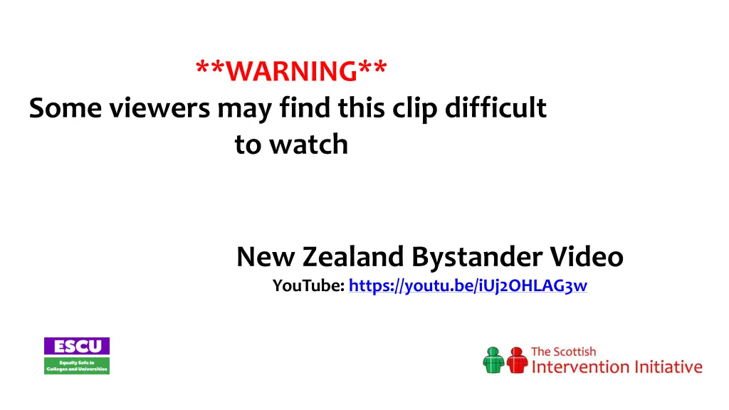 warning