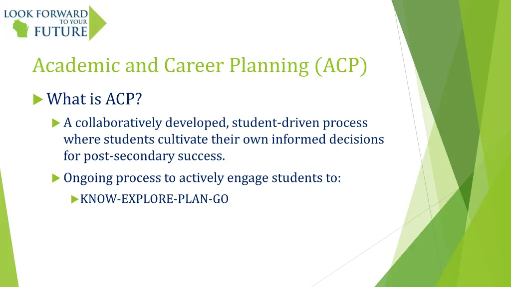 academic and career planning acp