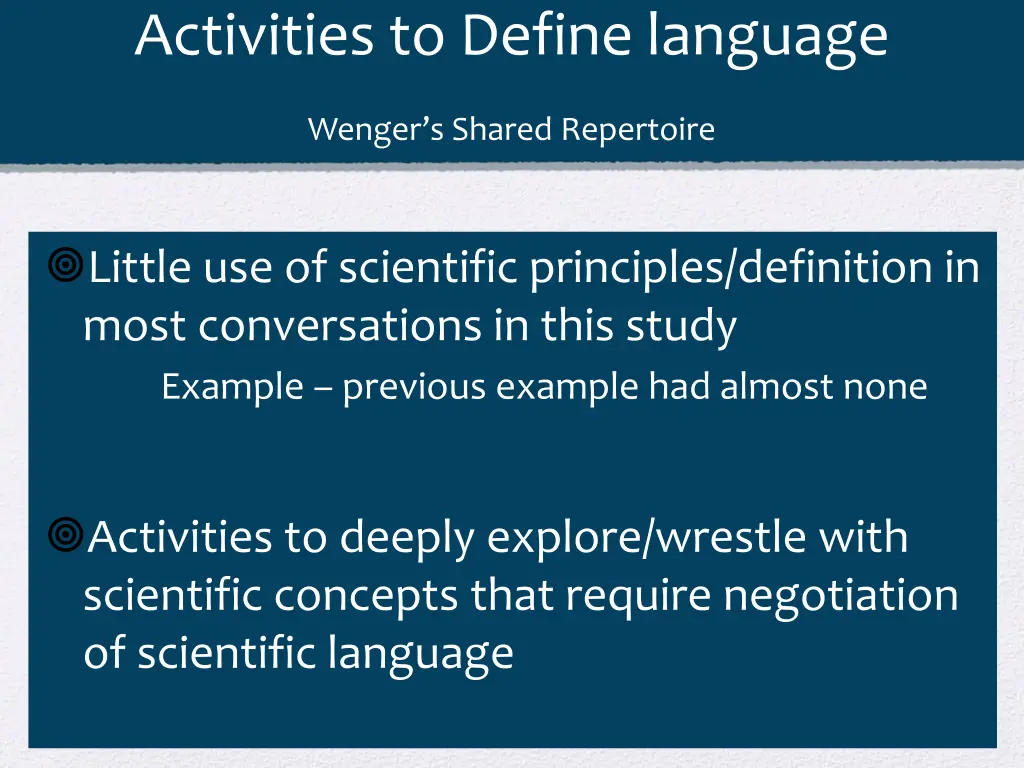 activities to define language