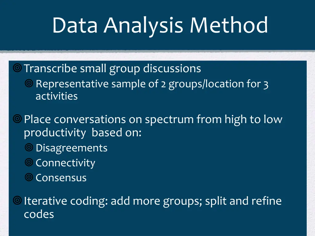 data analysis method
