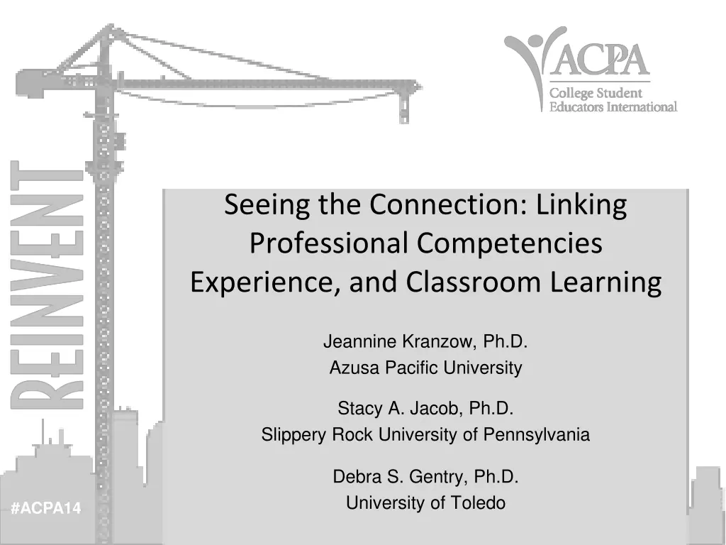 seeing the connection linking professional