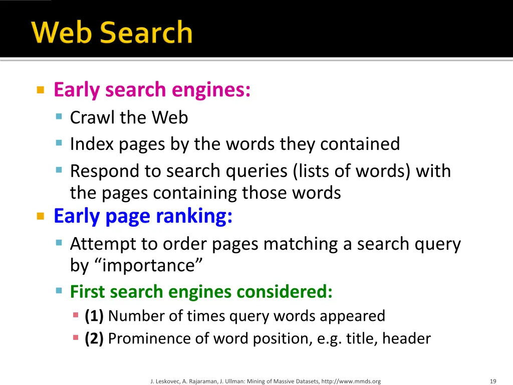 early search engines crawl the web index pages