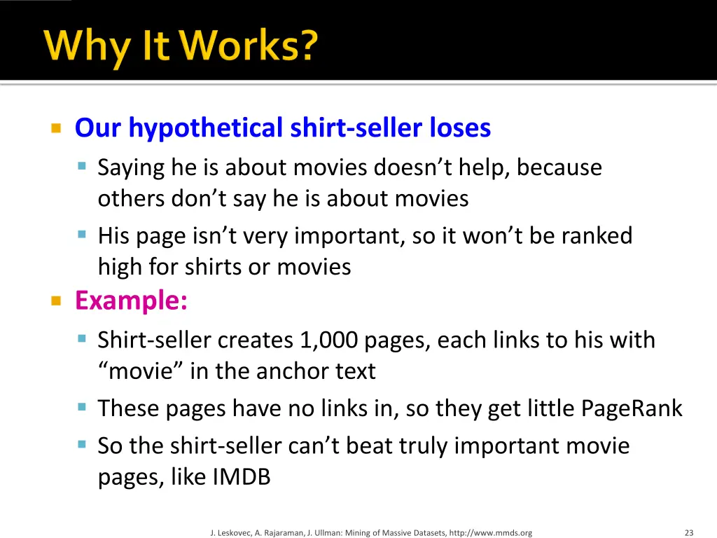 our hypothetical shirt seller loses saying