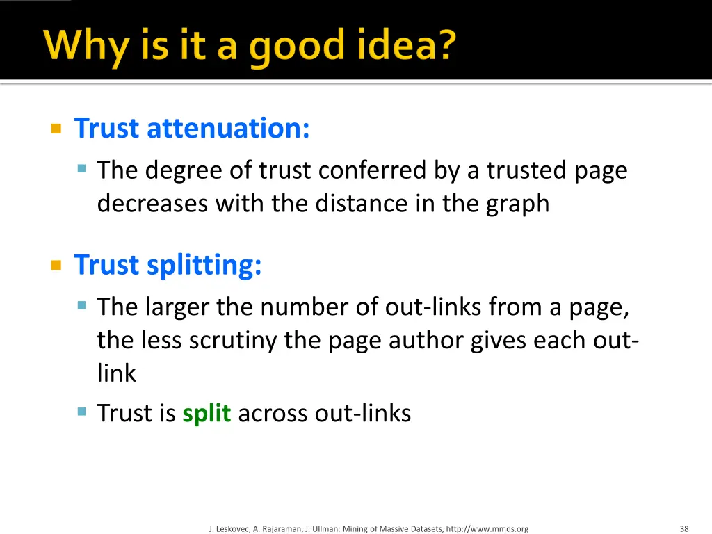 trust attenuation the degree of trust conferred