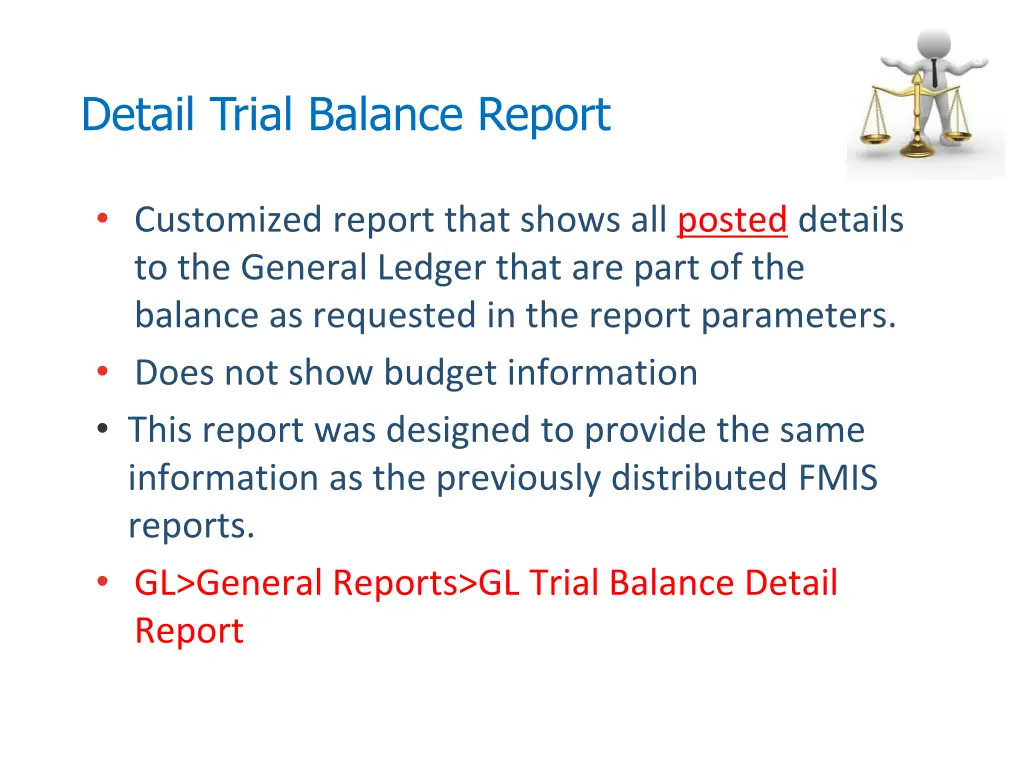 detail trial balance report