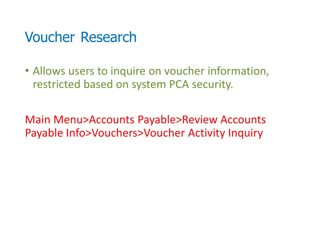 voucher research