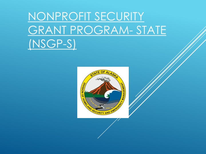 nonprofit security grant program state nsgp s