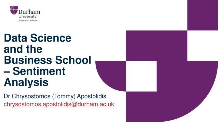 data science and the business school sentiment