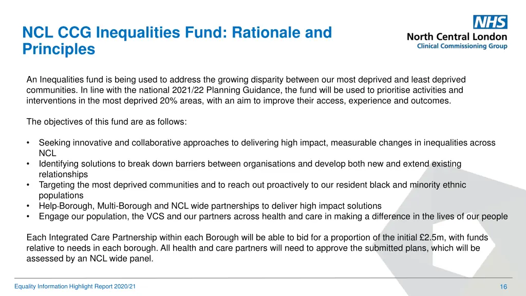 ncl ccg inequalities fund rationale and principles