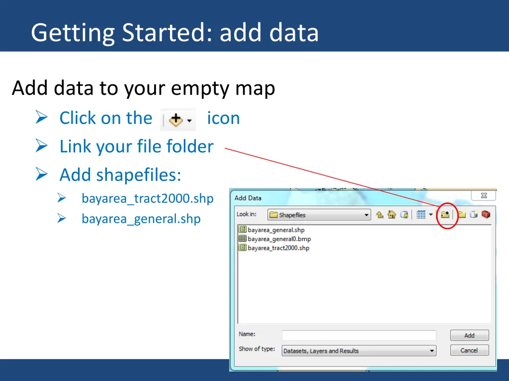 getting started add data