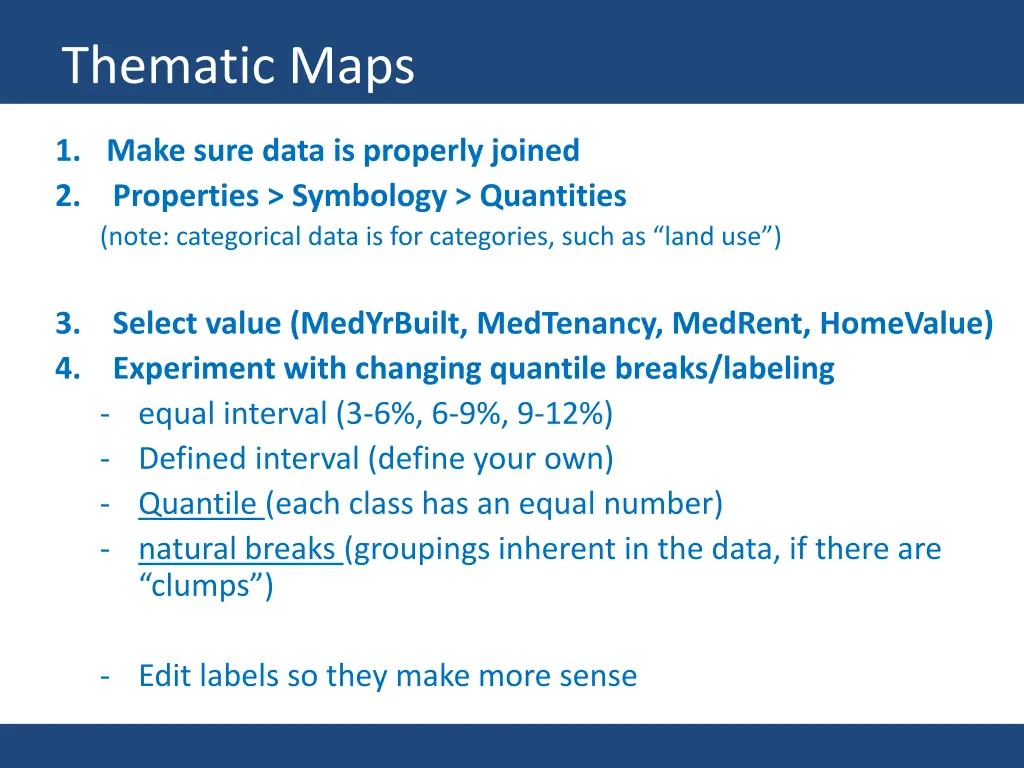 thematic maps