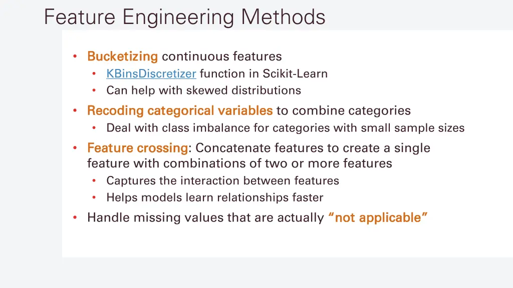 feature engineering methods