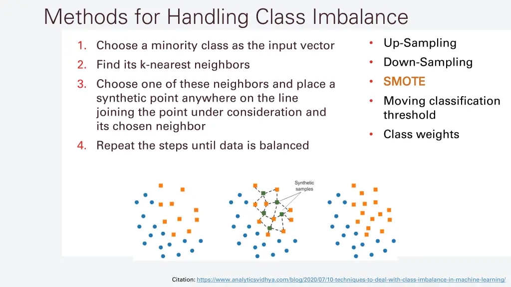 methods for handling class imbalance 1