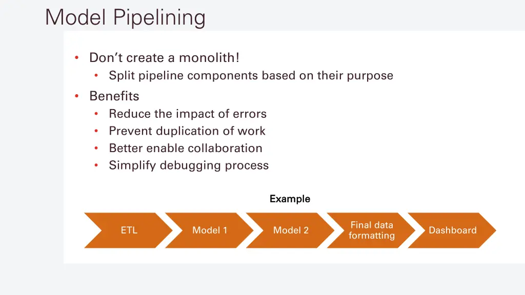 model pipelining