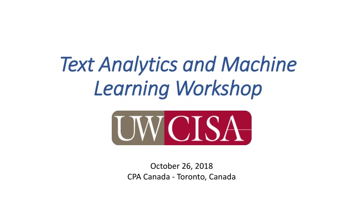 text analytics and machine text analytics