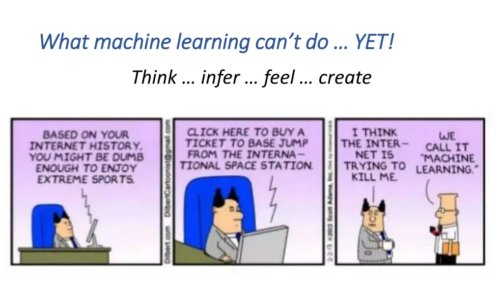 what machine learning can t do yet what machine