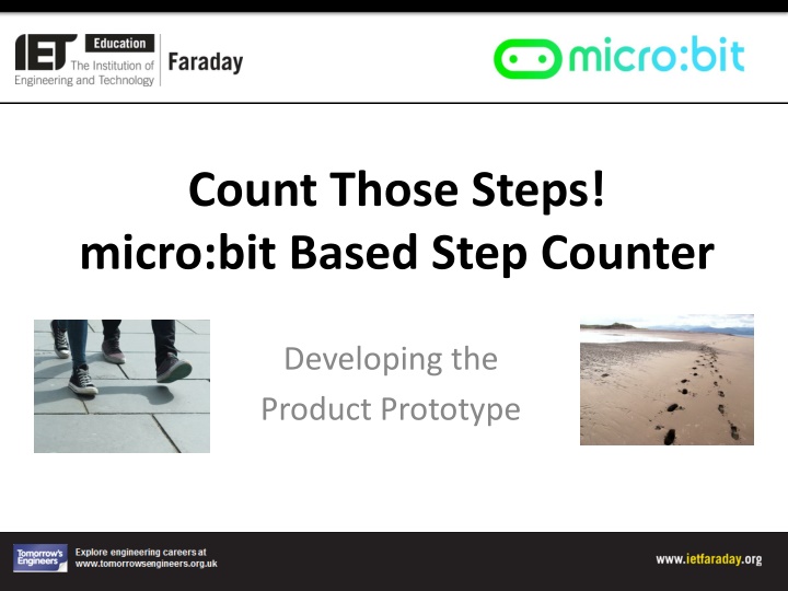 count those steps micro bit based step counter