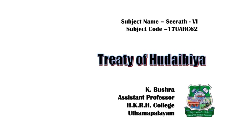 subject name seerath vi subject code 17uarc62