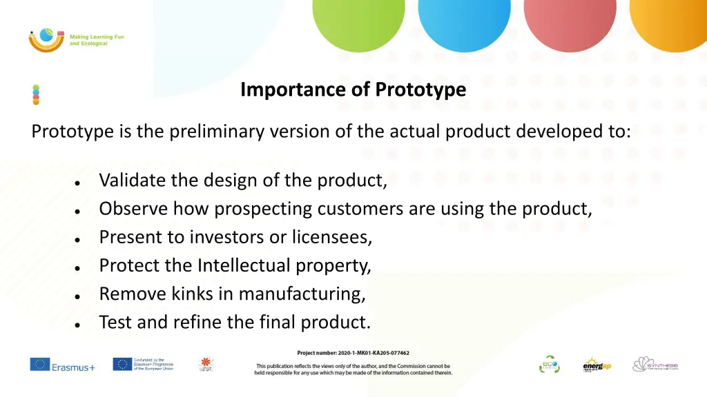 importance of prototype