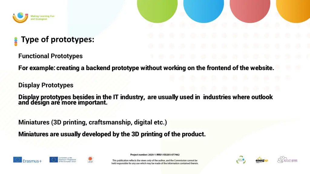 type of prototypes