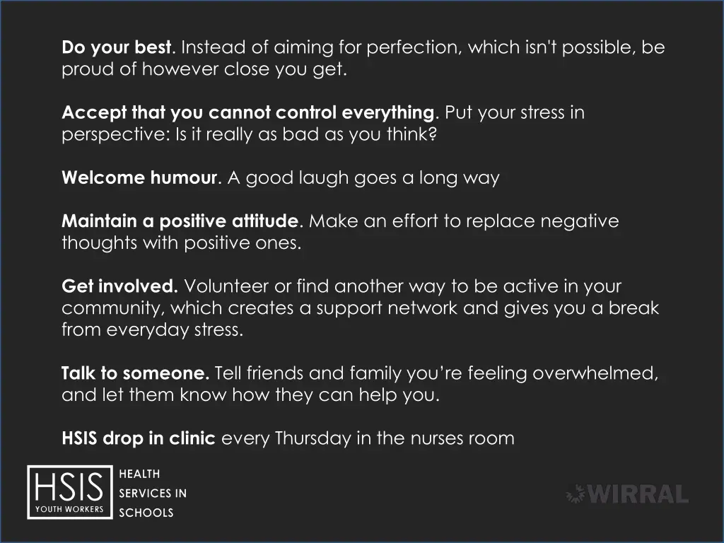 do your best instead of aiming for perfection