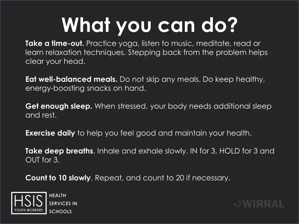 what you can do