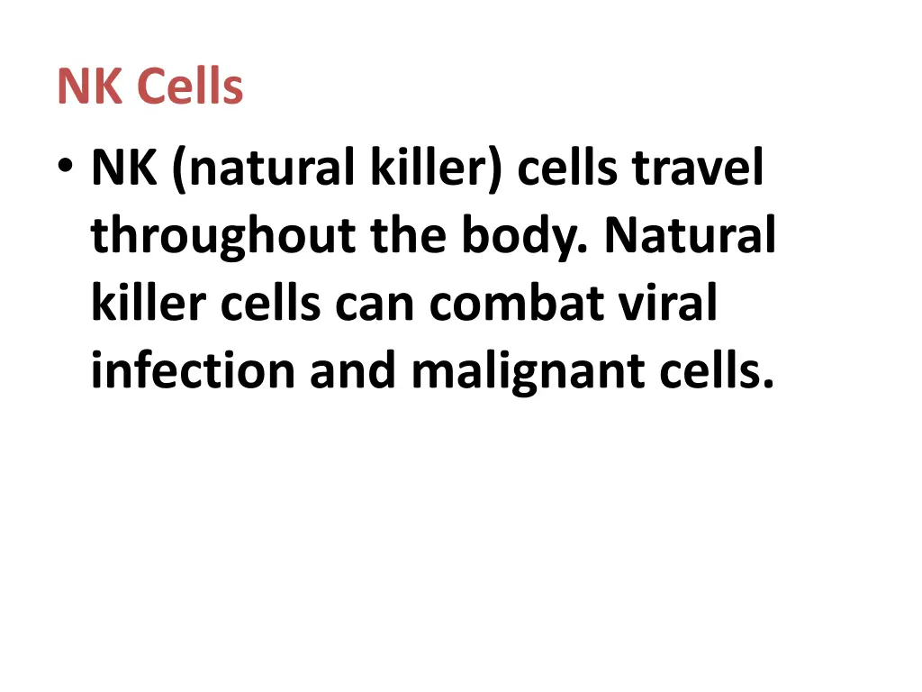 nk cells nk natural killer cells travel