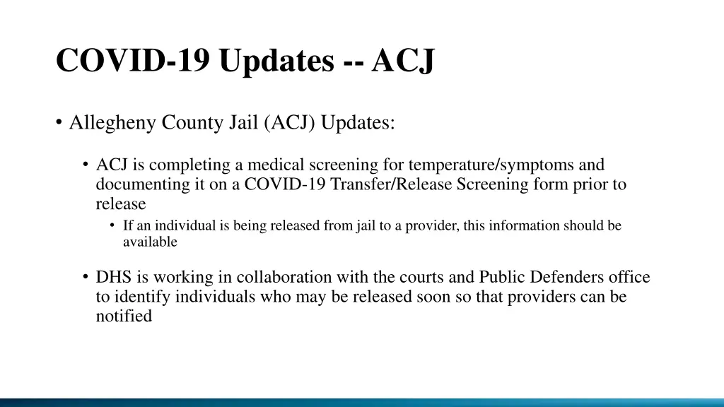 covid 19 updates acj