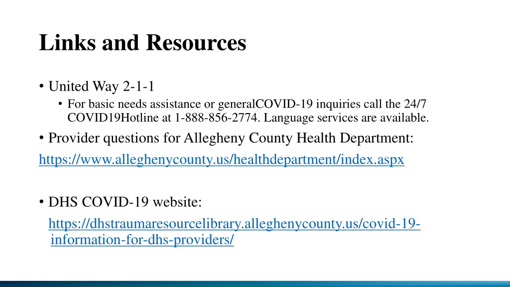 links and resources 1