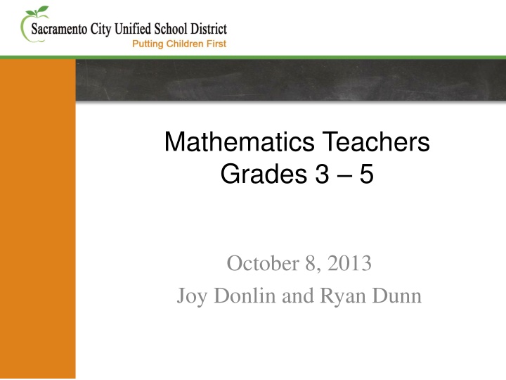 mathematics teachers grades 3 5