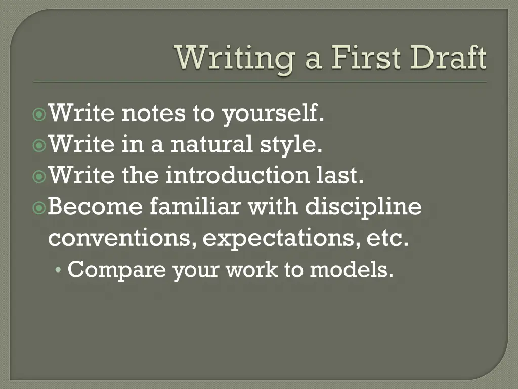 write notes to yourself write in a natural style
