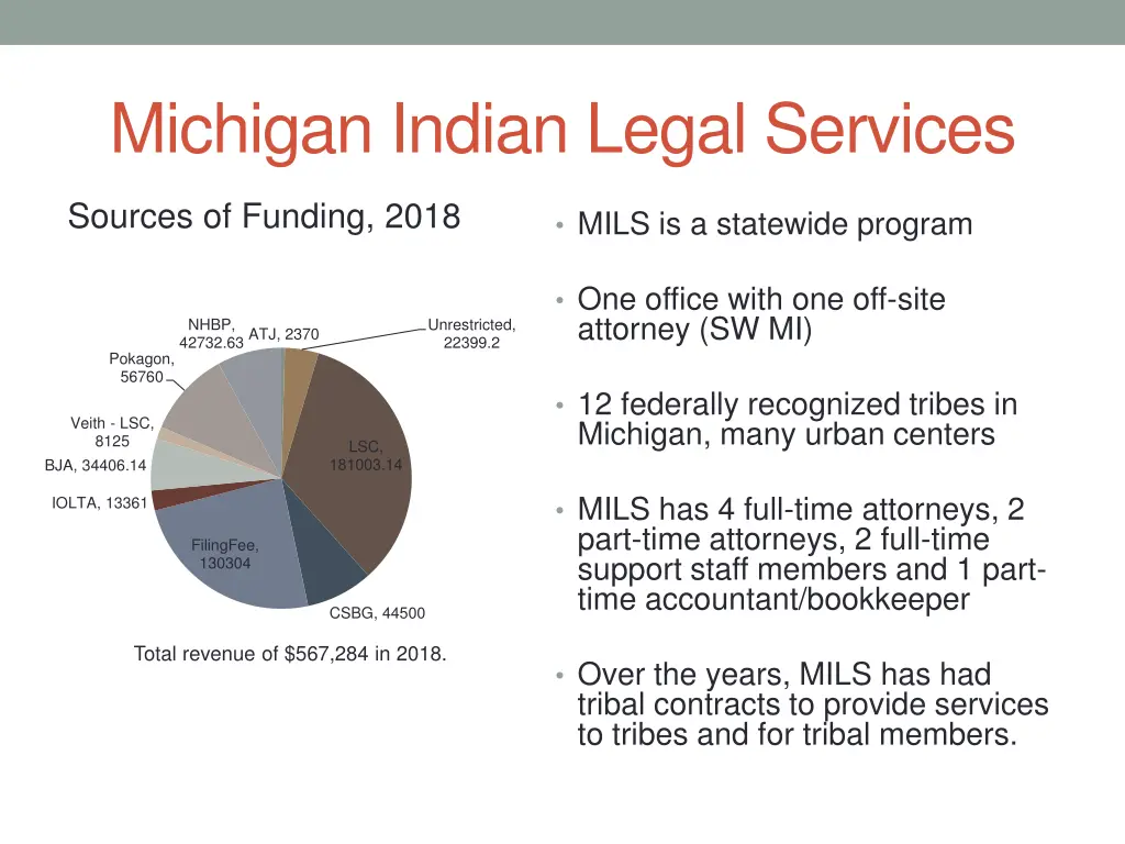 michigan indian legal services