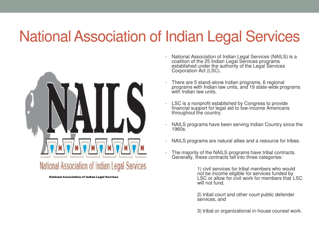 national association of indian legal services