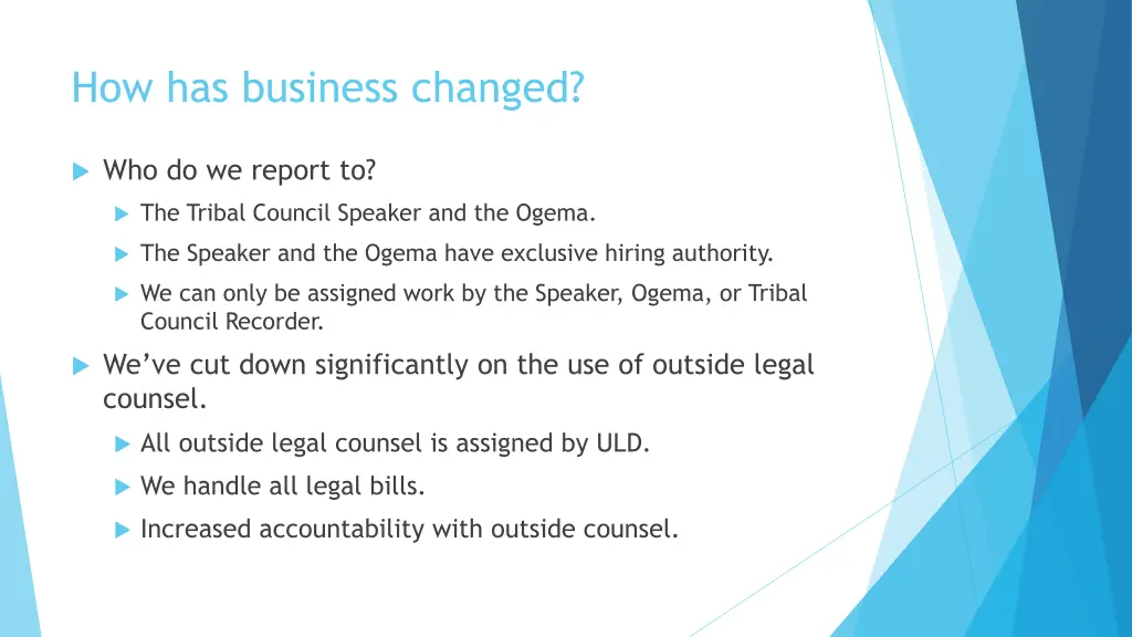 how has business changed