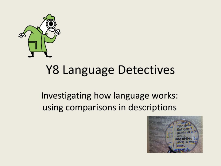 y8 language detectives