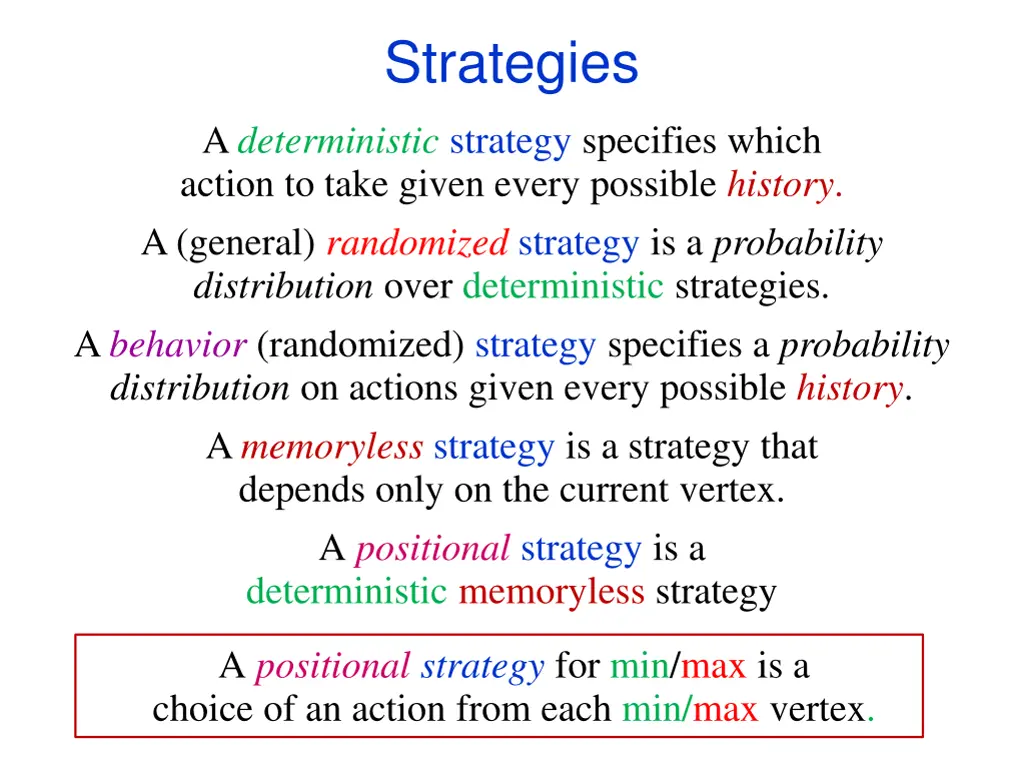 strategies