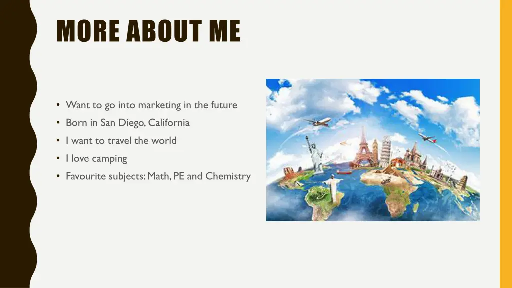 more about me