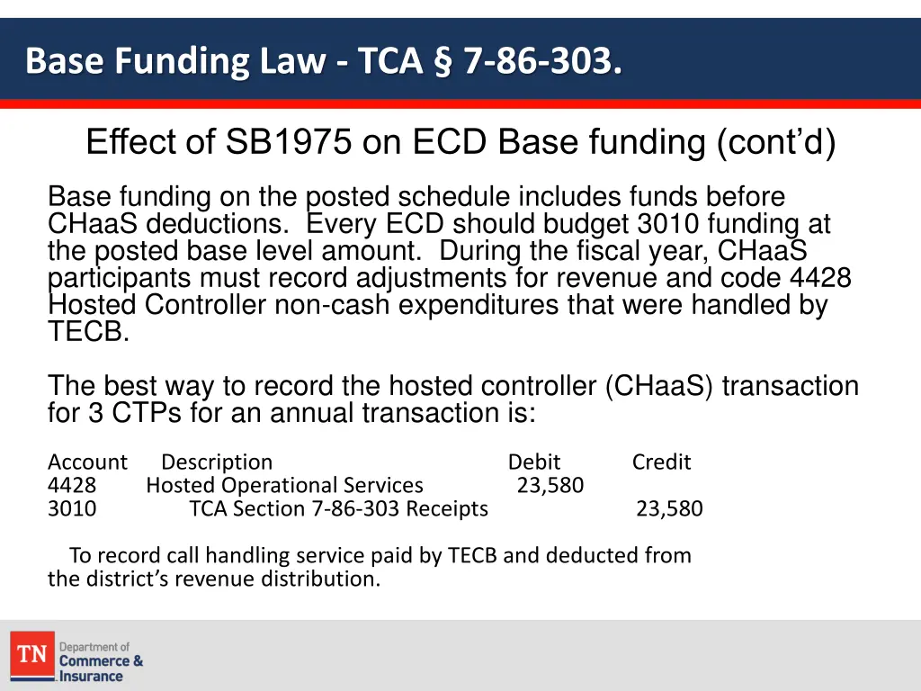 base funding law tca 7 86 303 3