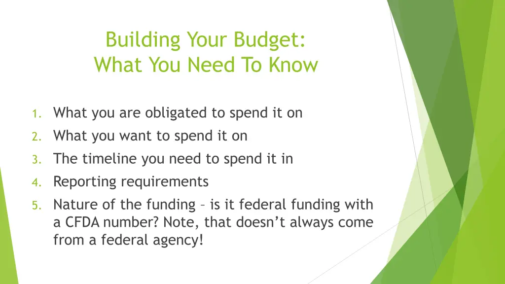 building your budget what you need to know