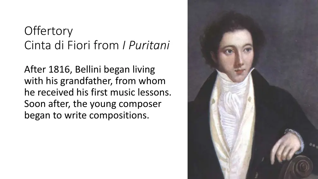 offertory cinta di fiori from i puritani