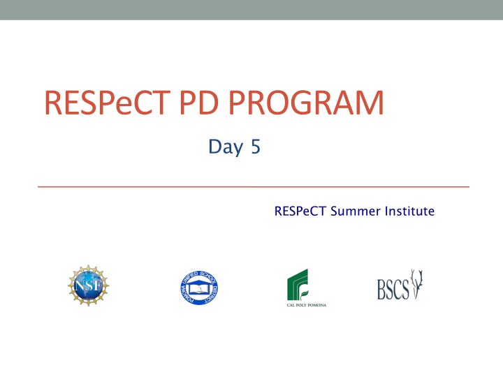 respectpd program day 5