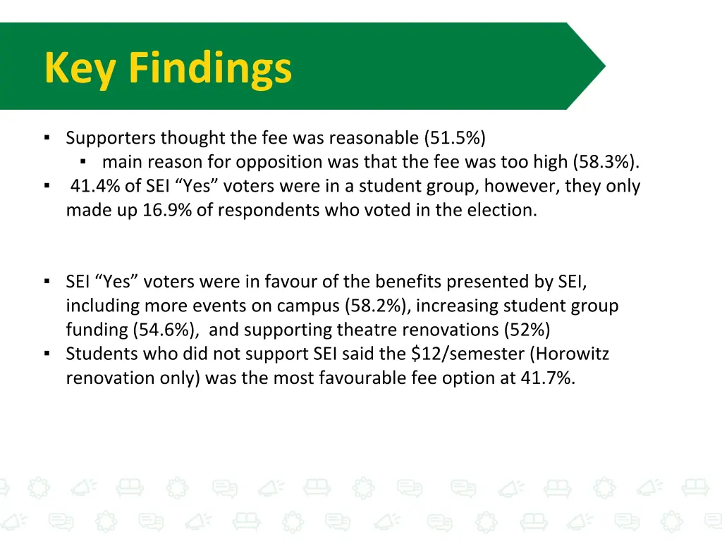 key findings