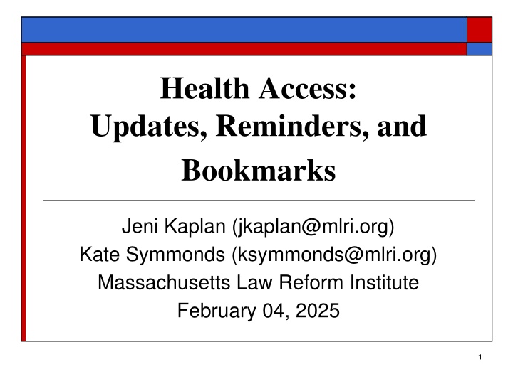 health access updates reminders and bookmarks