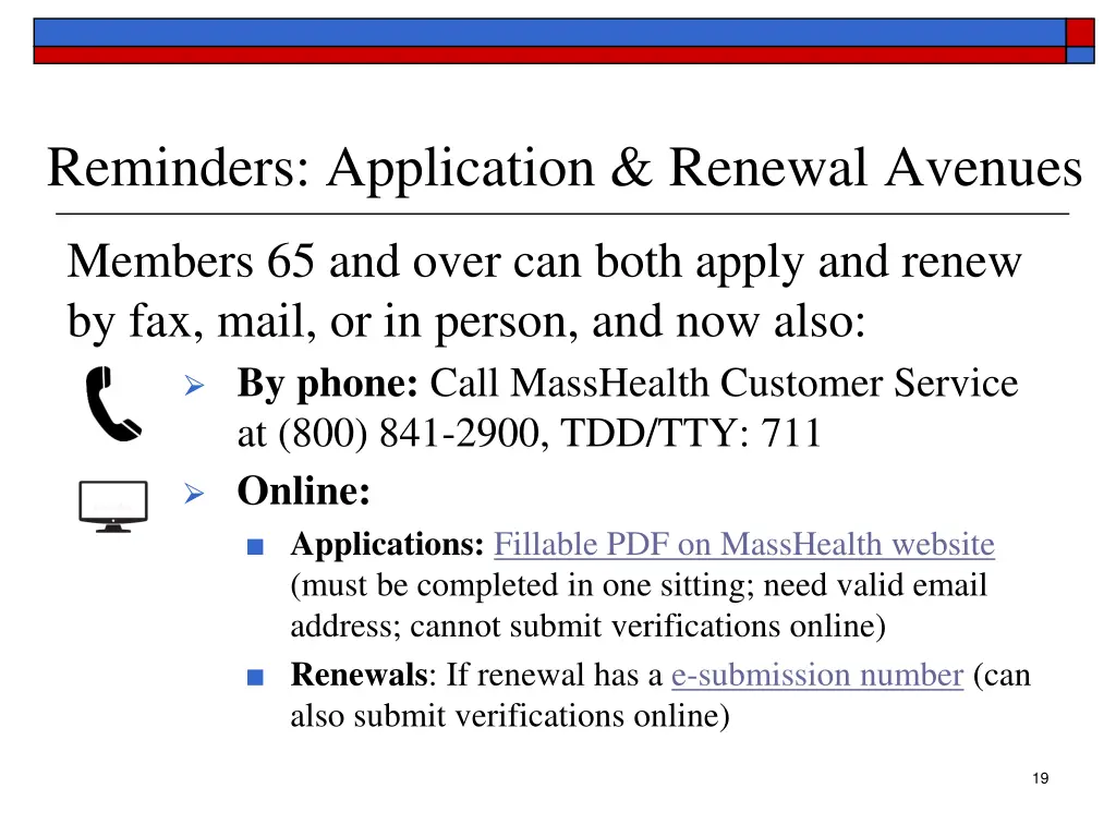 reminders application renewal avenues 1