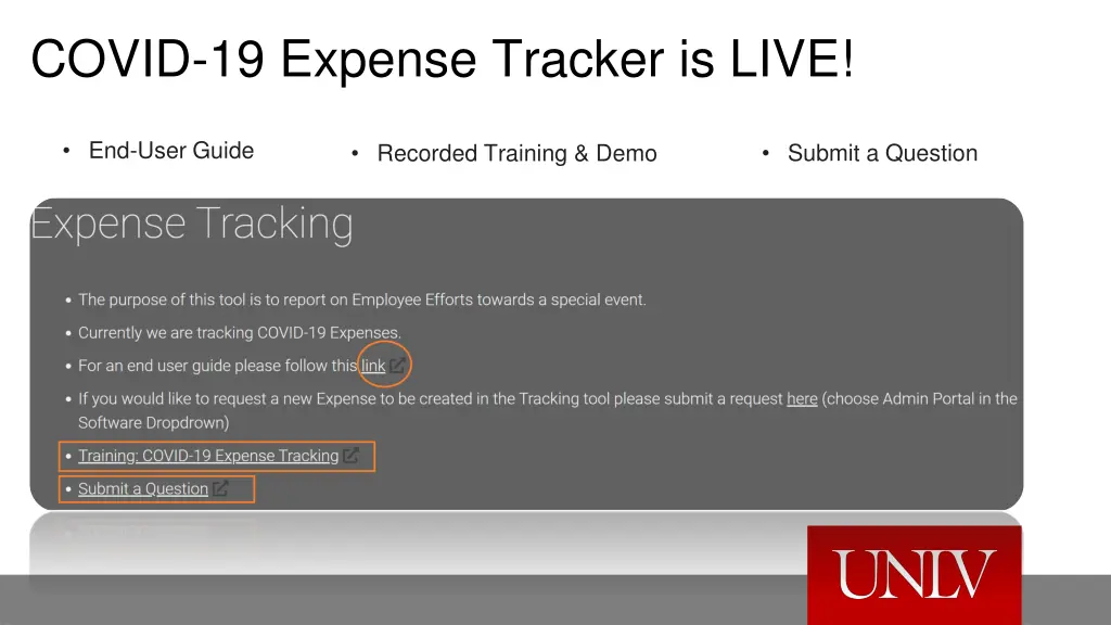 covid 19 expense tracker is live 1